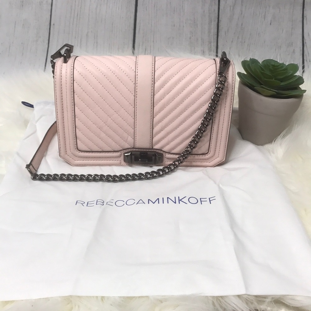 Rebecca Minkoff Chevron Quilted Love Bag!